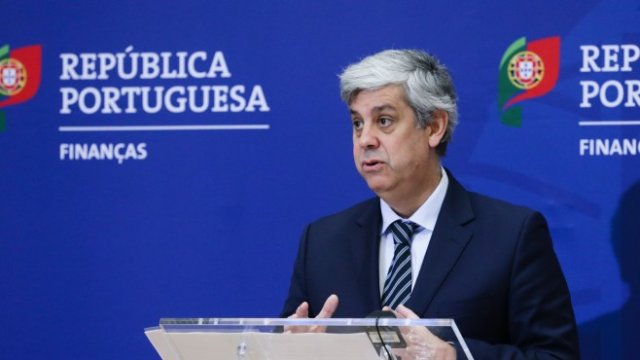 <p>
	Ръководителят на Еврогрупата Марио Сентену. Снимка: EPA</p>
