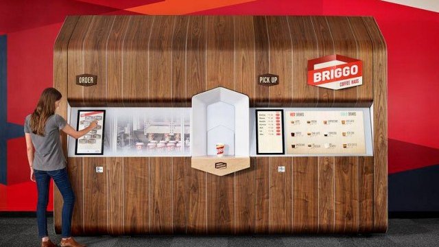 <p>
	Така изглежда кафе павилиона на&nbsp;Briggo. <em>Снимка:&nbsp;Briggo</em></p>
