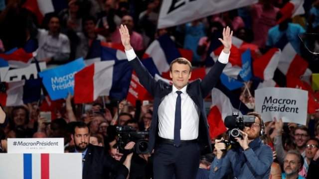 <p>
	Еманюел Макрон. <em>Снимка: Ройтерс</em></p>
