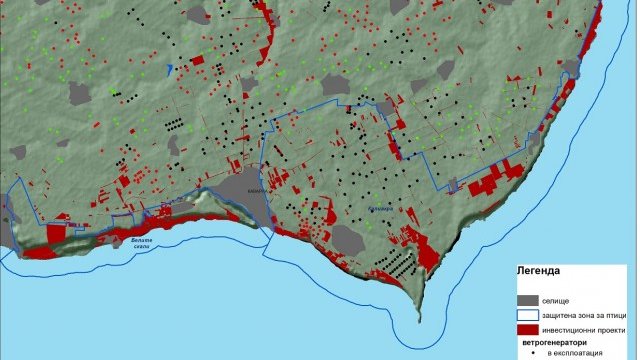 <p>
	<em>Карта: Българско дружество за защита на птиците</em></p>
