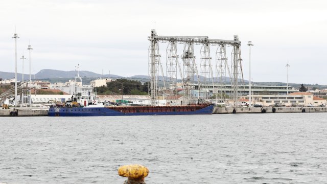 Пристанището на Александруполис. Снимка: Konstantinos Tsakalidis/Bloomberg