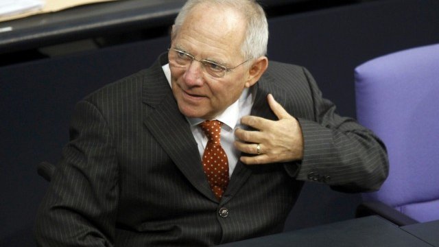 <p>
	Германският министър на финансите Волфганг Шойбле. Снимка: Ройтерс</p>
