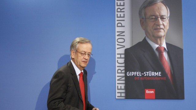 <p>
	Хайнрих фон Пирер. <em>Снимка: Ройтерс</em></p>
