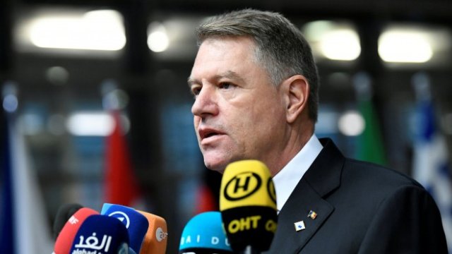 <p>
	Румънският президент Клаус Йоханис. <em>Снимка: Ройтерс</em></p>
