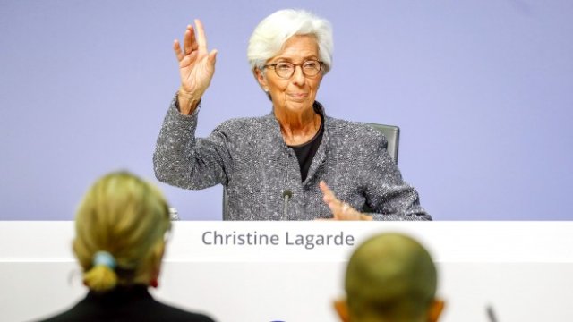 <p>
	Кристин Лагард, управител на ЕЦБ. Снимка:&nbsp;Alex Kraus/Bloomberg</p>
