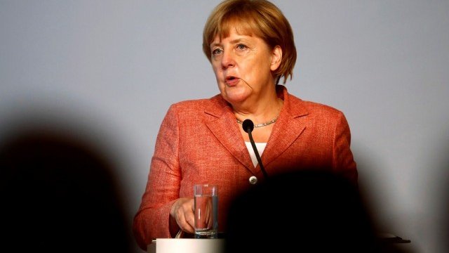 <p>
	Ангела Меркел. <em>Снимка: Ройтерс</em></p>
