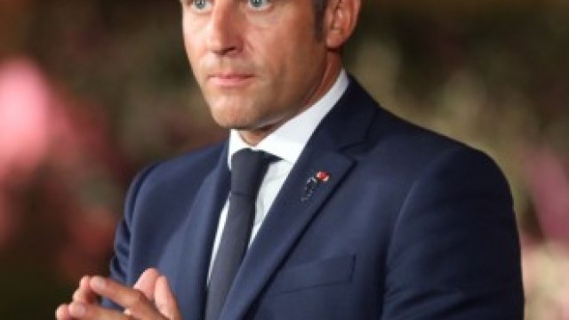 <p>
	Френският президент Еманюел Макрон.&nbsp;<em>Снимка: Bloomberg LP</em></p>
