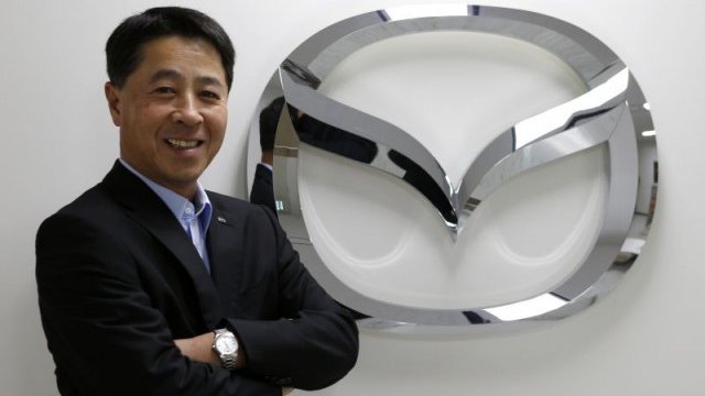 <p>
	Главният изпълнителен директор на Mazda Масамичи Когаи.<em> Снимка: Ройтерс</em></p>
