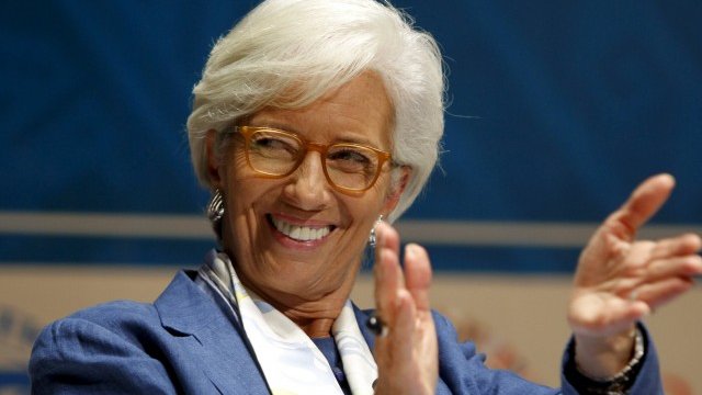 <p>
	Кристин Лагард, управляващият директор на Международния валутен фонд. <em>Снимка: Ройтерс</em></p>
