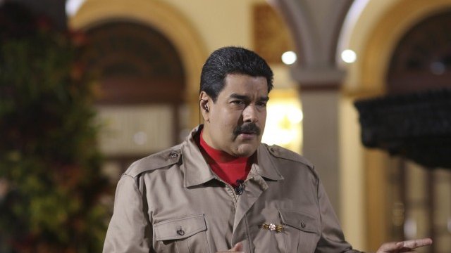 <p>
	Венецуелският президент Никола Мадуро. <em>Снимка: Ройтерс</em></p>
