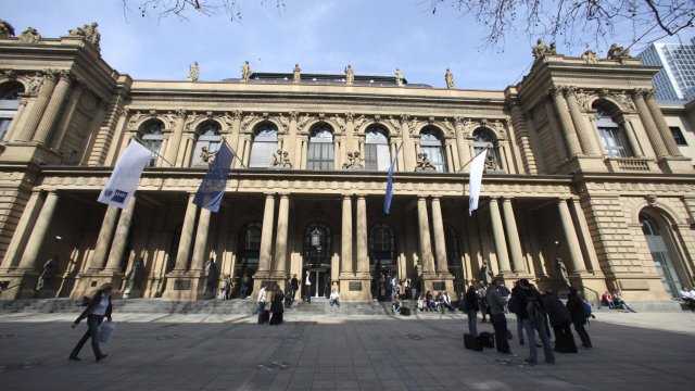 Франкфуртската фондова борса. Снимка: Bloomberg