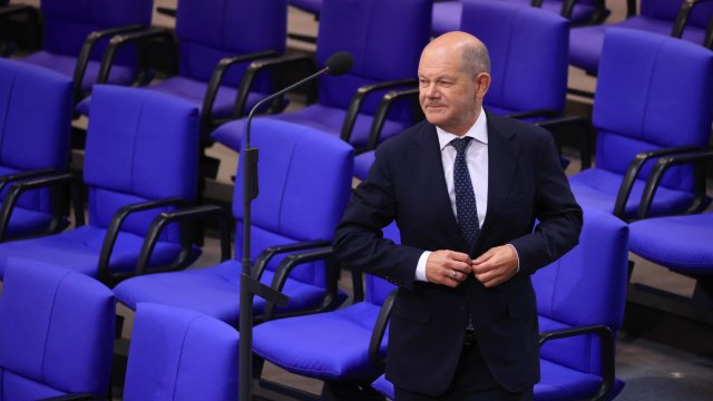 Германският канцлер Олаф Шолц. Снимка: Bloomberg LP