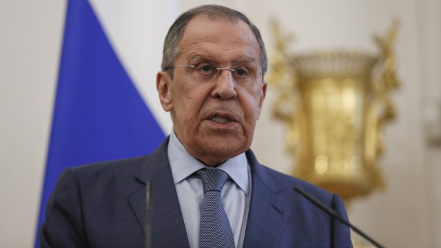 Руският външен министър Сергей Лавров. Снимка: EPA/БГНЕС