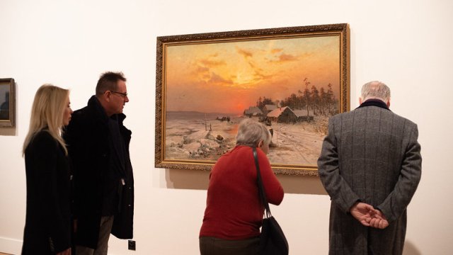 Част от изложбата на украински творби в музея в Женева. Снимка:  MAH Gen&egrave;ve Flickr