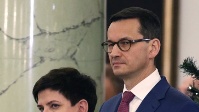 <p>
	<em>Матеуш Моравецки. Снимка: Архив Ройтерс</em></p>
