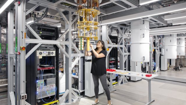 Квантов компютър на IBM. Снимка: Bosch