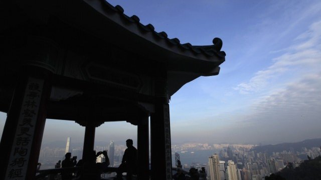 <p>
	Изглед към Хонконг. Снимка: Ройтерс</p>
