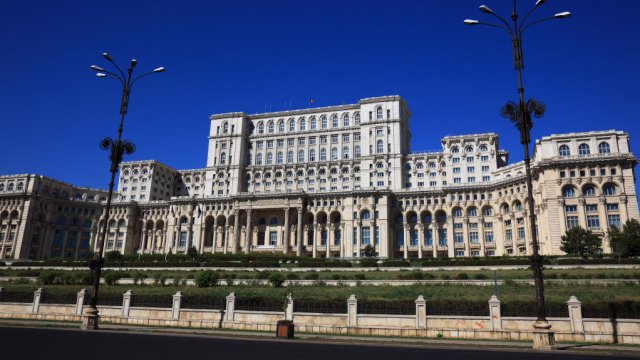 Сградата на румънския парламент. Снимка: Bildagentur-online/Universal Images Group via Getty Images