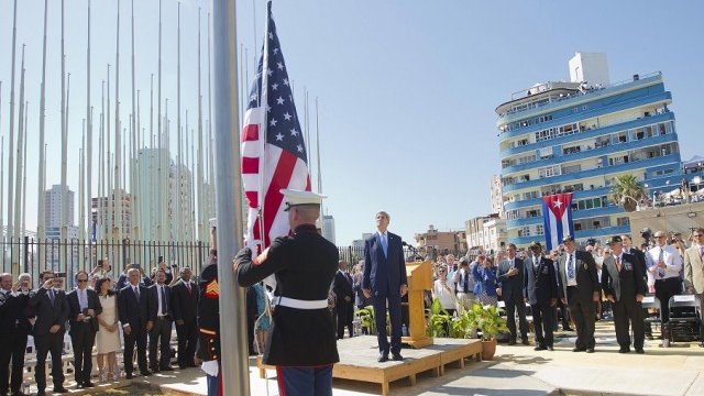 <p>
	Американският държавен секретар Джон Кери на посещение в Хавана. Снимка: <em>архив Ройтерс</em></p>
