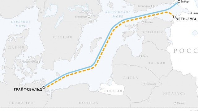 <p>
	Проектът &quot;Северен поток&quot;. Графика: <em>&quot;Газпром&quot;</em></p>
