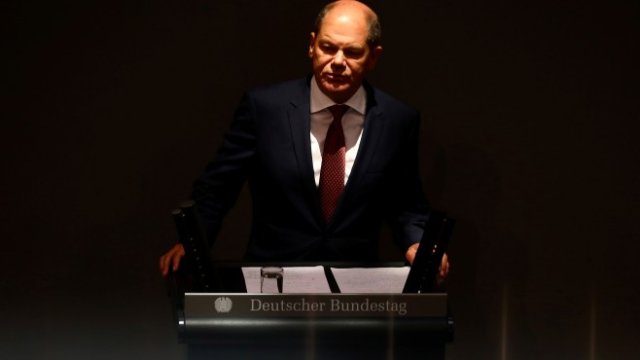 <p>
	<em>Германският финансов министър Олаф Шолц, Снимка: Ройтерс</em></p>
