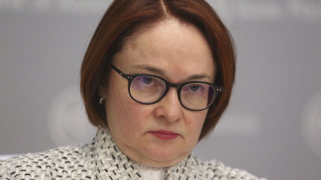 Управителката на руската централна банка Елвира Набиулина. Снимка: Bloomberg LP