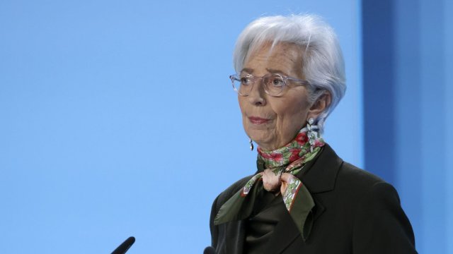 Управителят на ЕЦБ Кристин Лагард. Снимка: Bloomberg LP