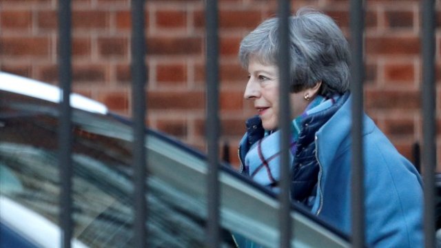 <p>
	Британският премиер Тереза Мей. <em>Снимка: Ройтерс</em></p>
