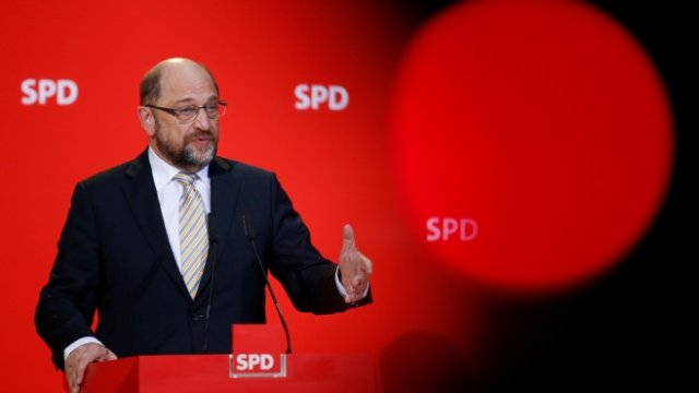 <p>
	Мартин Шулц. <em>Снимка: Ройтерс</em></p>
