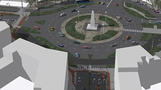 <p>
	Проектът за кръстовището. <em>Снимка: Столична община</em></p>
