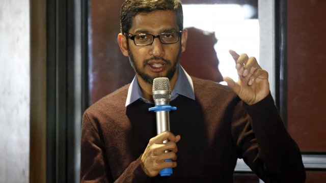 <p>
	Сундар Пичаи. <em>Снимка: архив Ройтерс</em></p>
