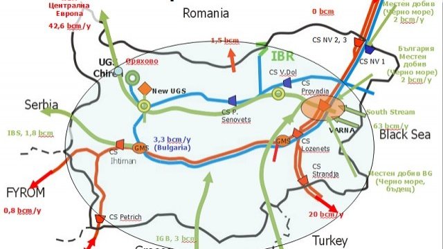 <p>
	Плановете как България ще се превърне в газов хъб за региона. Графика:&nbsp;<em>Министерски съвет</em></p>
