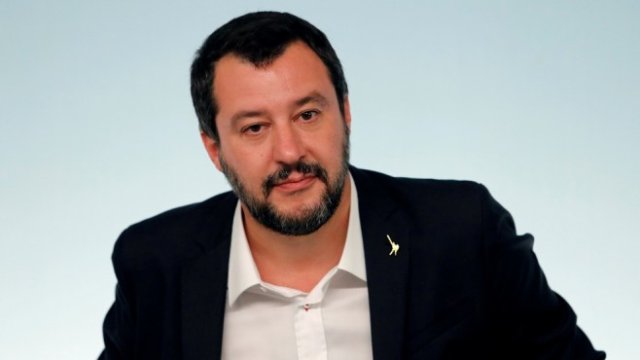 <p>
	Матео Салвини.<em> Снимка: Ройтерс</em></p>
