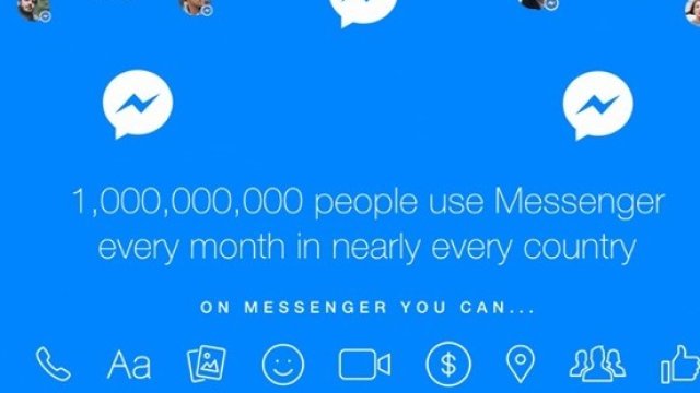 Facebook Messenger вече мина 1 млрд. месечно активни поребители