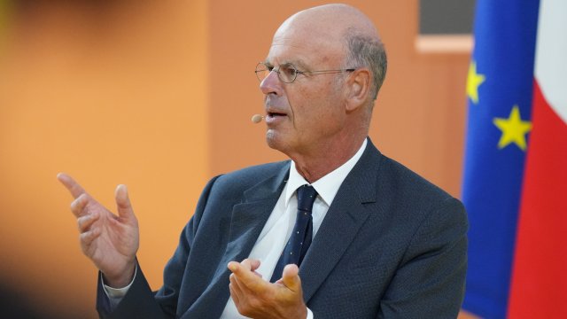 Френският финансов министър Ерик Ломбар. Снимка: Bloomberg LP