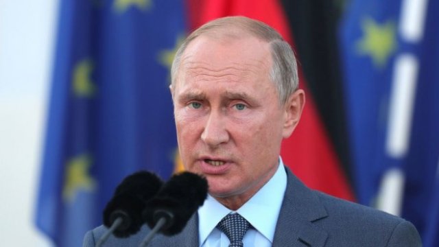 <p>
	Президентът на Русия Владимир Путин. <em>Снимка: Krisztian Bocsi/Bloomberg</em></p>
