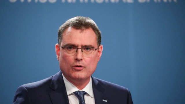 <p>
	Председателят на Швейцарската централна банка Томас Йордан. <em>Снимка: Ройтерс</em></p>
