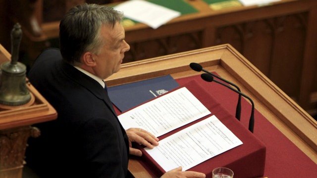 <p>
	Унгарският премиер Виктор Орбан. <em>Снимка: Ройтерс</em></p>
