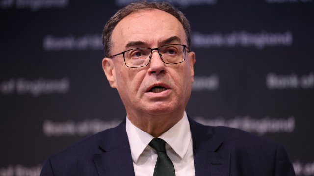 Гуверньорът на Английската централна банка Андрю Бейли. Снимка: Bloomberg L.P.