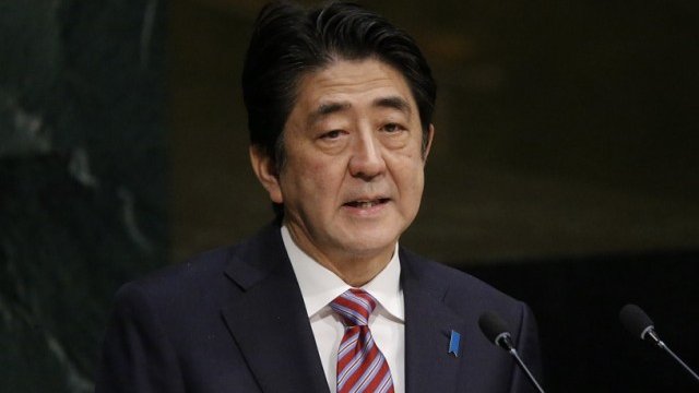 <p>
	Премиерът на Япония Шиндзо Абе.<em> Снимка: Архив Ройтерс</em></p>
