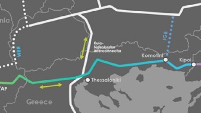 <p>
	ТАР ще се върже с българската газопреносна система чрез връзката &quot;Комотини - Стара Загора&quot;. Изображение: <em>ТАР</em></p>
