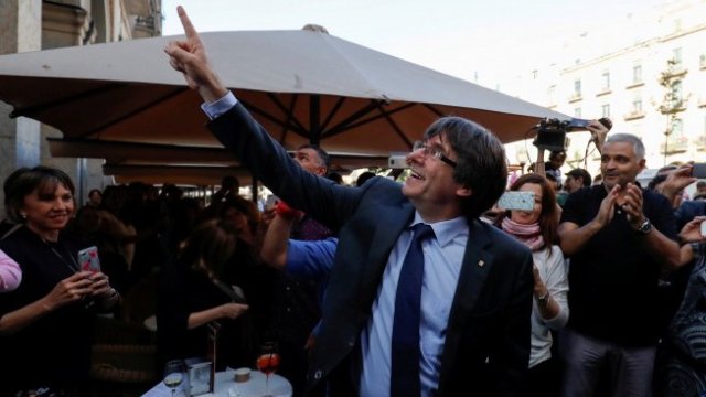 <p>
	Карлес Пучдемон. <em>Снимка: Архив Ройтерс</em></p>
