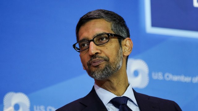 Ръководителят на Alphabet Сундар Пичай. Снимка: Bloomberg 