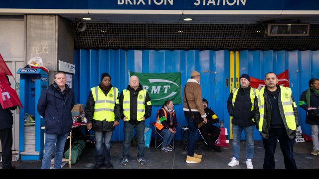 Метрото също не работи. Снимка: Bloomberg