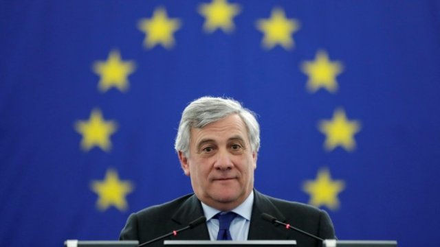 <p>
	Антонио Таяни. <em>Снимка:Архив Ройтерс</em></p>
