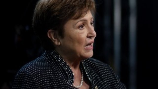 <p>
	Управляващият директор на МВФ Кристалина Георгиева.&nbsp;<em>Снимка: Bloomberg LP</em></p>
