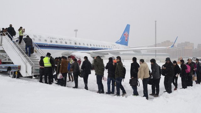<p>
	Самолет на China Southern Airlines. <em>Снимка: Ройтерс</em></p>
