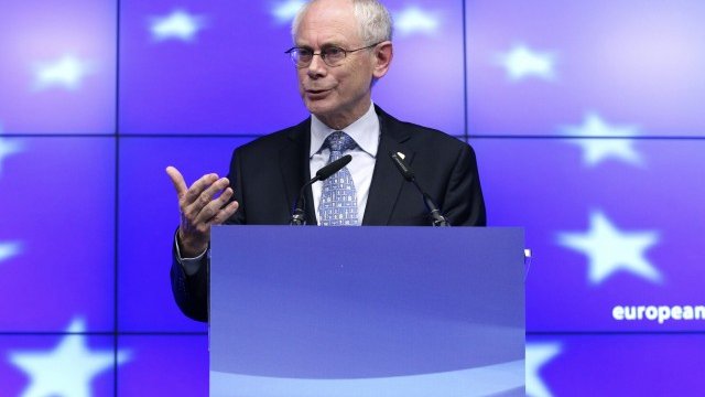 <p>
	Председателят на Европейския съвет Херман Ван Ромпой. Снимка: Ройтерс&nbsp;</p>
