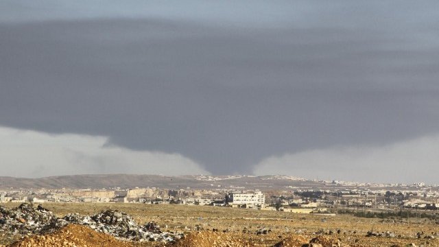 <p>
	Алепо, 4 февруари 2016 г. <em>Снимка: Ройтерс</em></p>
