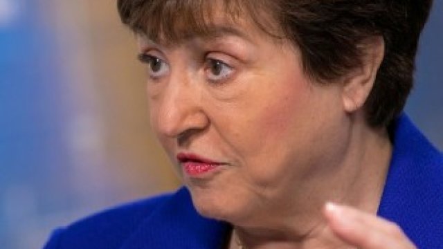 <p>
	Кристалина Георгиева, управляващ директор на МВФ. Снимка: Bloomberg</p>
